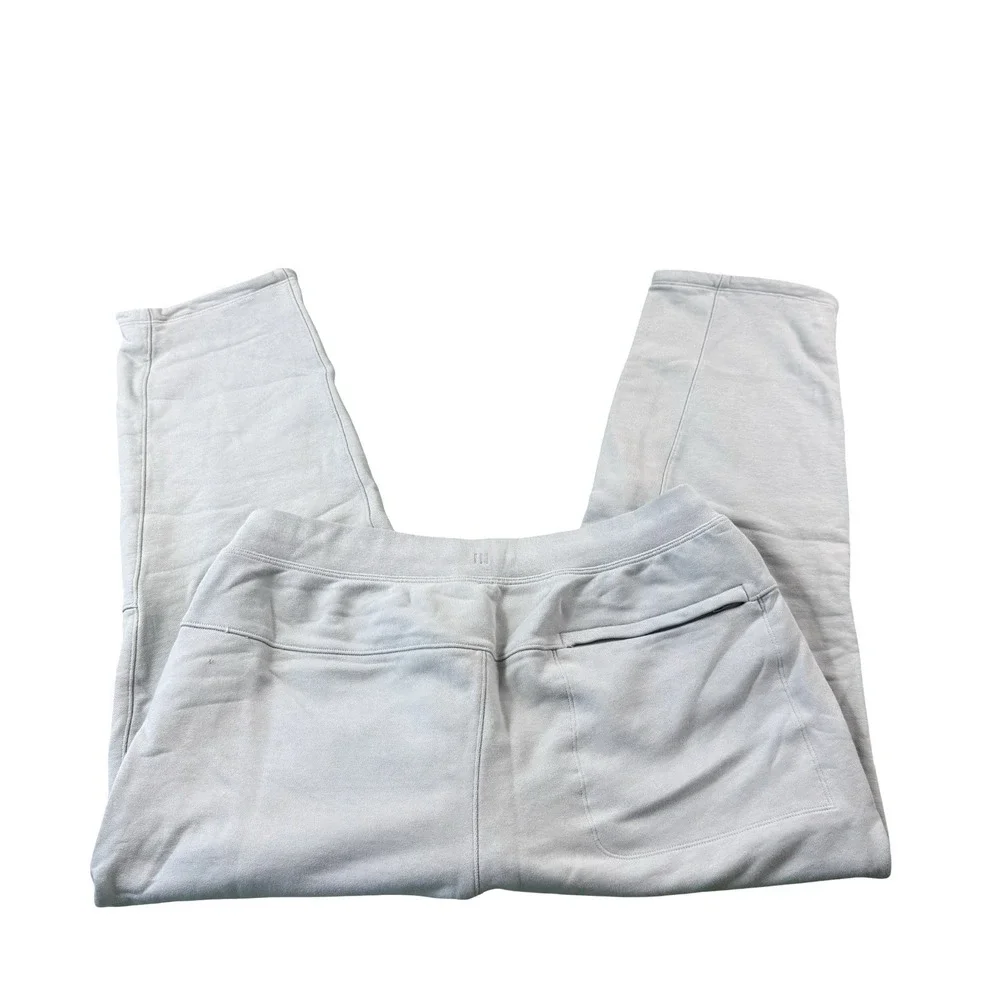 Lululemon French Terry Gray Cotton Blend Mens Sweatpant Size Large